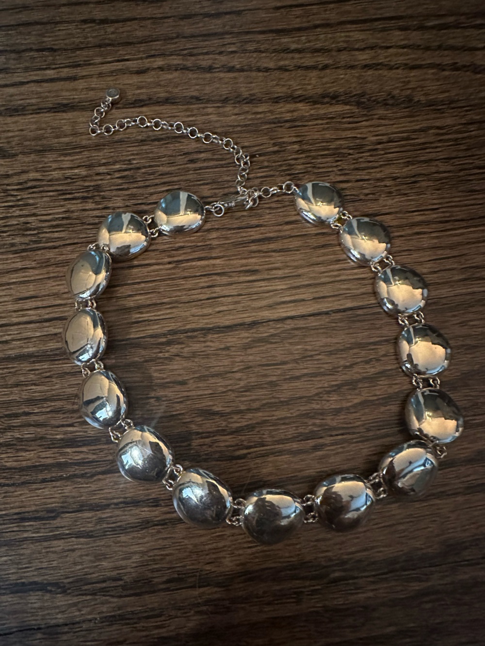 Ettika Gold Circle Bead Statement Choker Necklace - Women Jewelry
